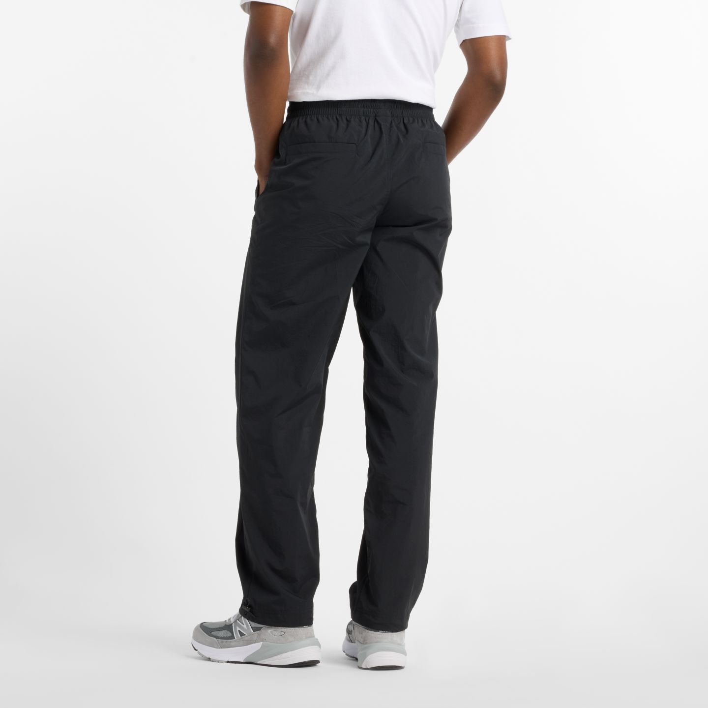 Мужские брюки New Balance Shohei Signature Woven Nylon Pant, цвет: Чёрный — фото 4