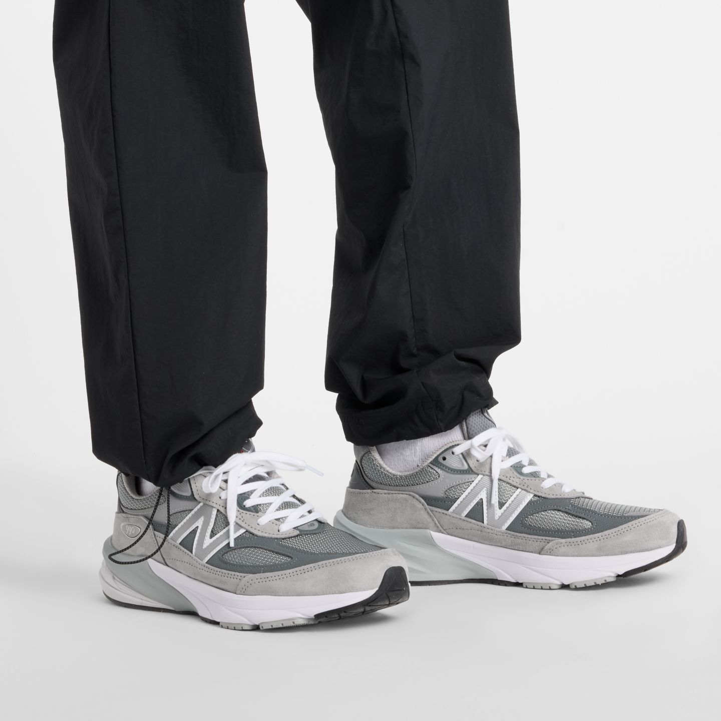 Мужские брюки New Balance Shohei Signature Woven Nylon Pant, цвет: Чёрный — фото 9