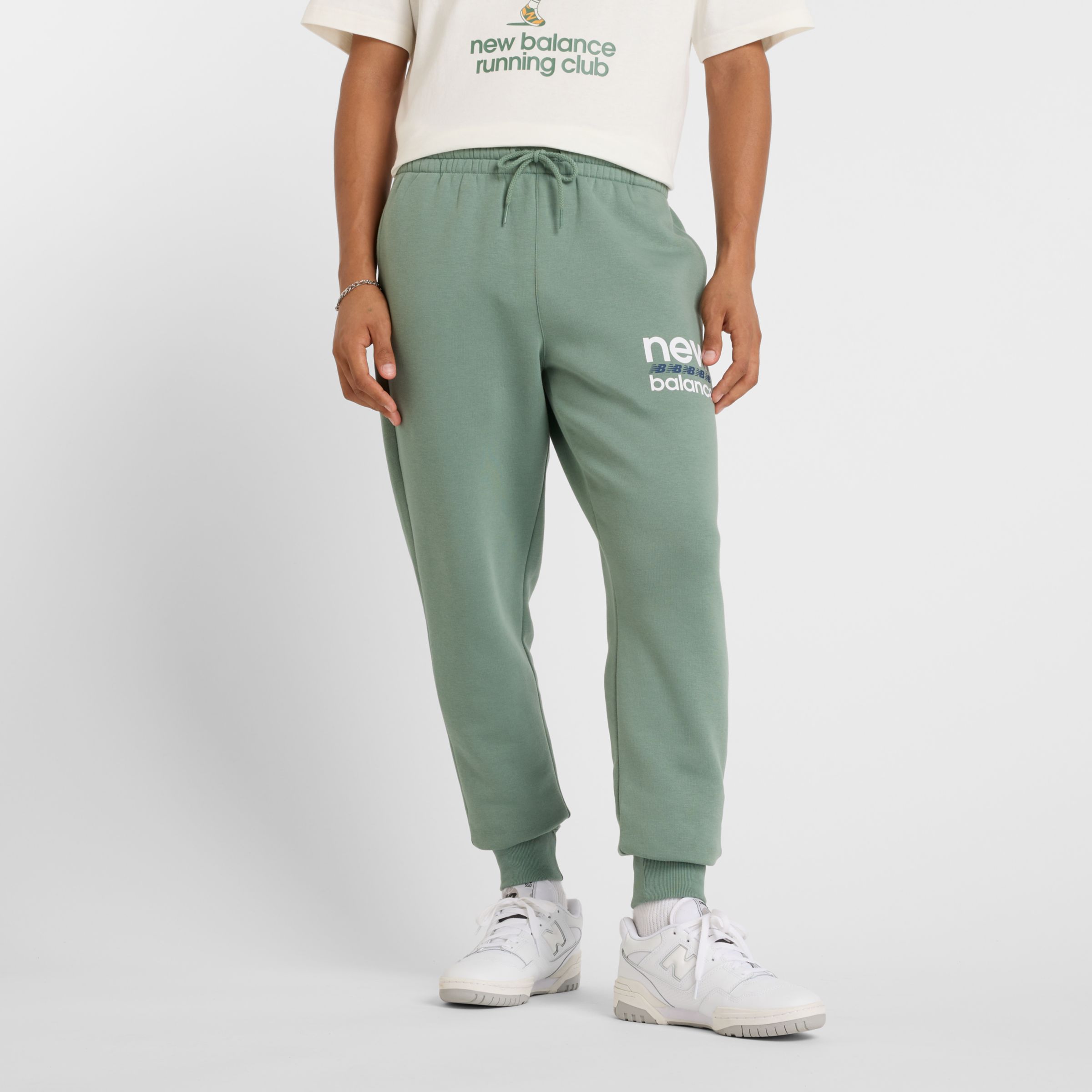 

New Balance Men's Sport Graphic Fleece Jogger Green - Green