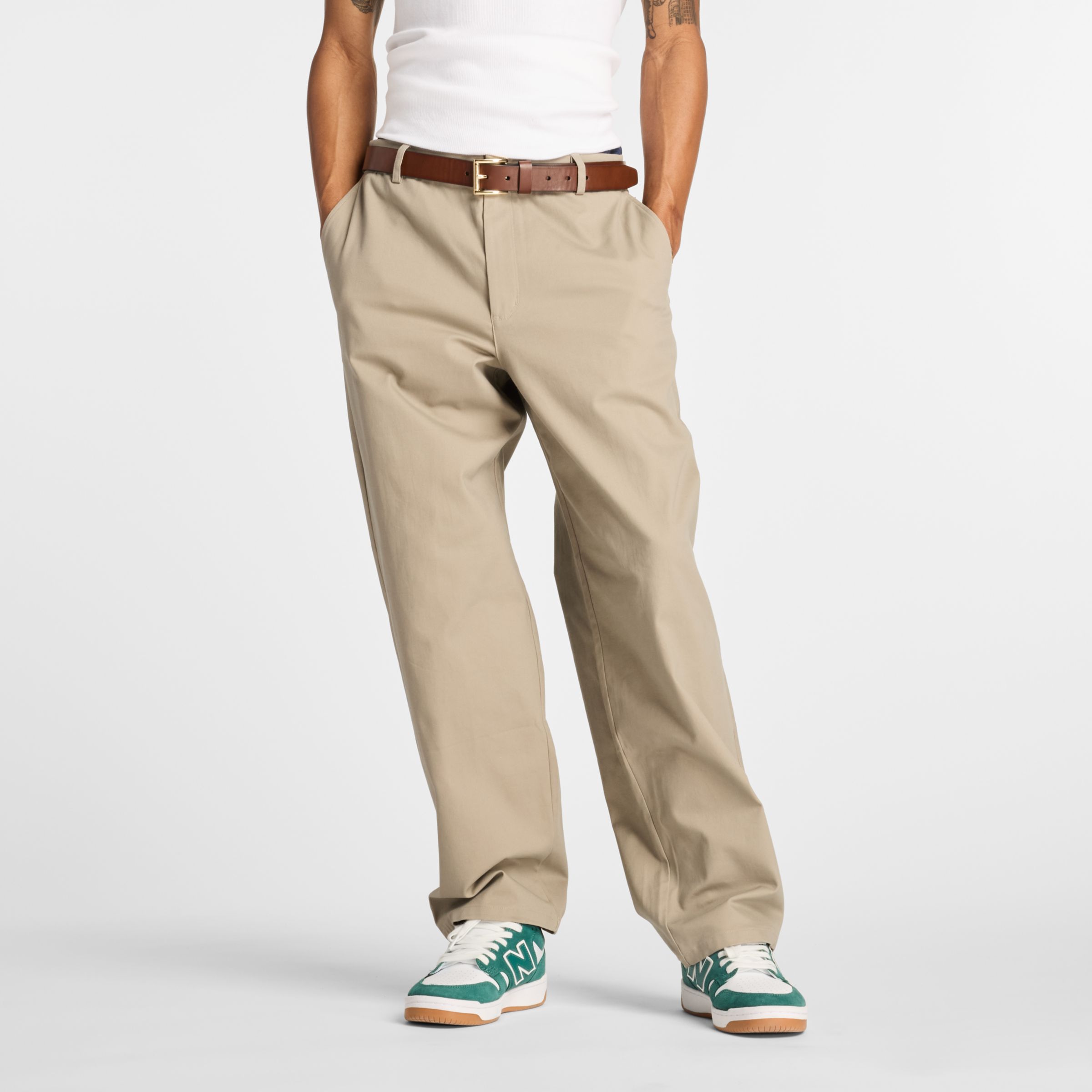

New Balance Men's Numeric Standard Pant 30" Beige - Beige
