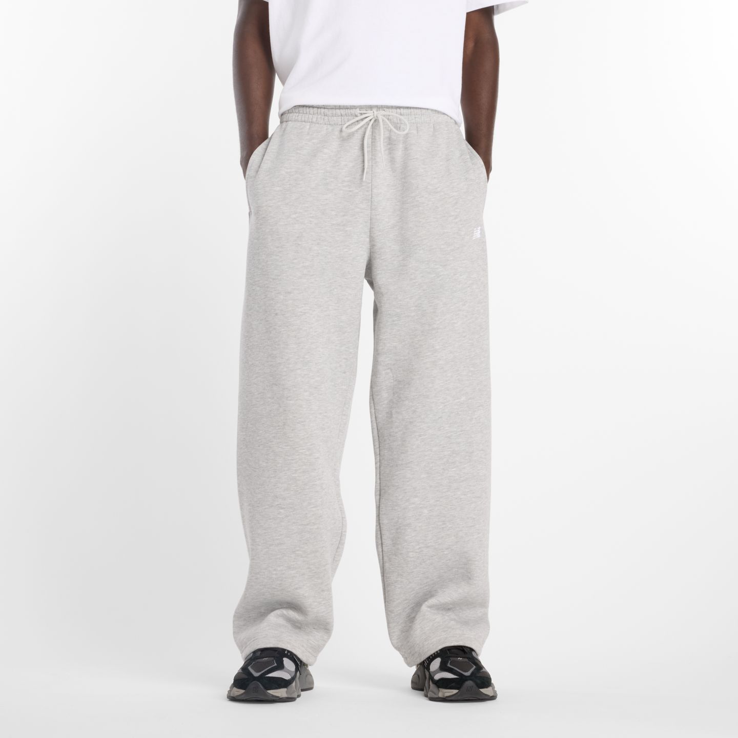 Мужские брюки New Balance Sport Essentials Fleece, цвет: Серый — фото 1