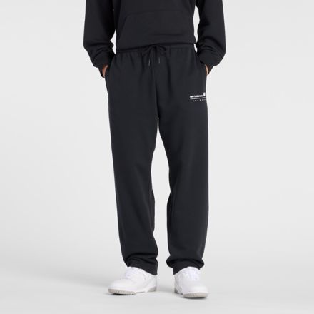 Linear Graphic French Terry Pant, BLACK, MP53808BK