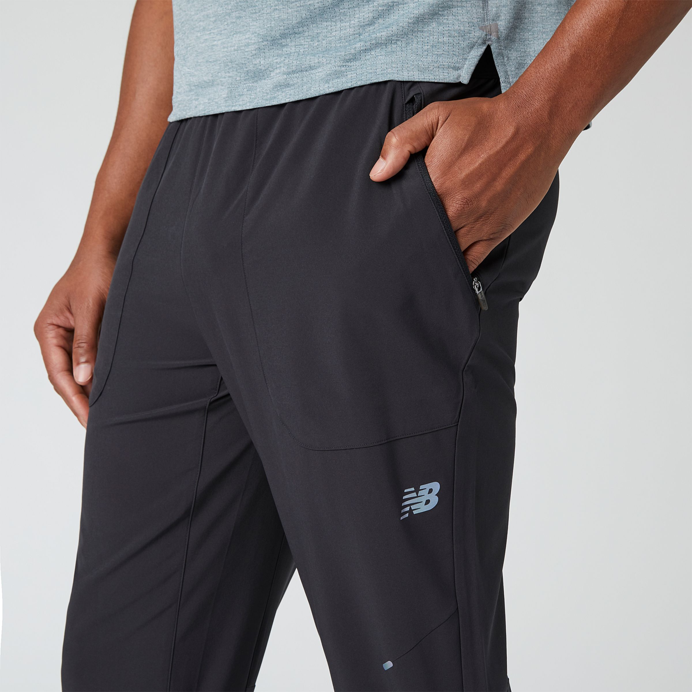 new balance men's q speed run pant