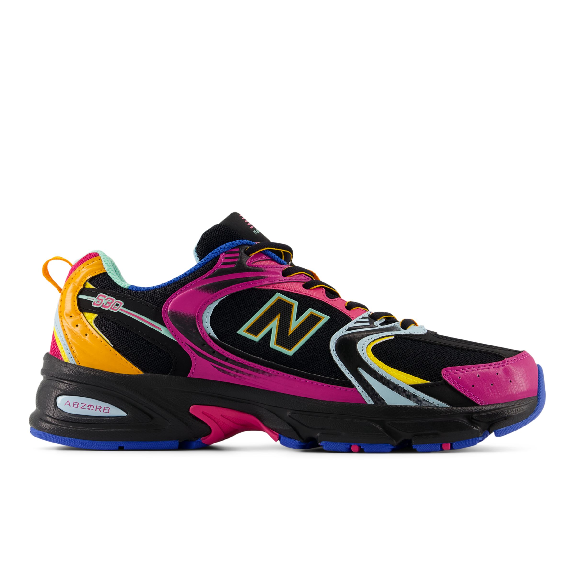 

New Balance Unisex MR530 Black/Pink/Blue - Black/Pink/Blue