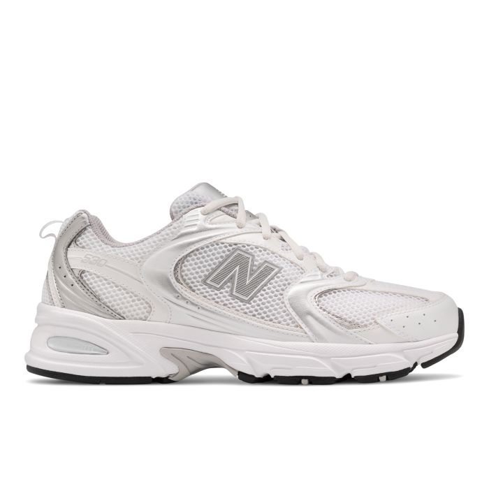 New Balance 530 White Silver Metallic