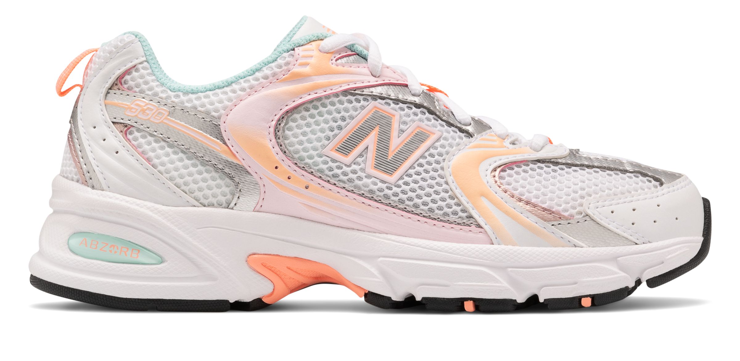 new balance mr530esd sneakers munsell white ginger pink