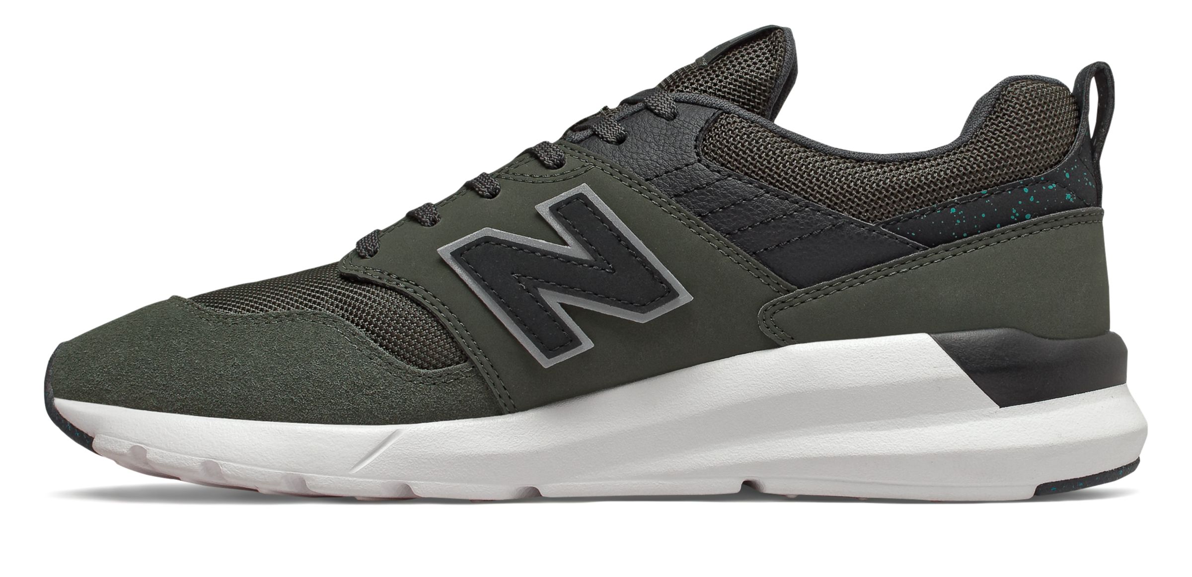 new balance 009 dark green