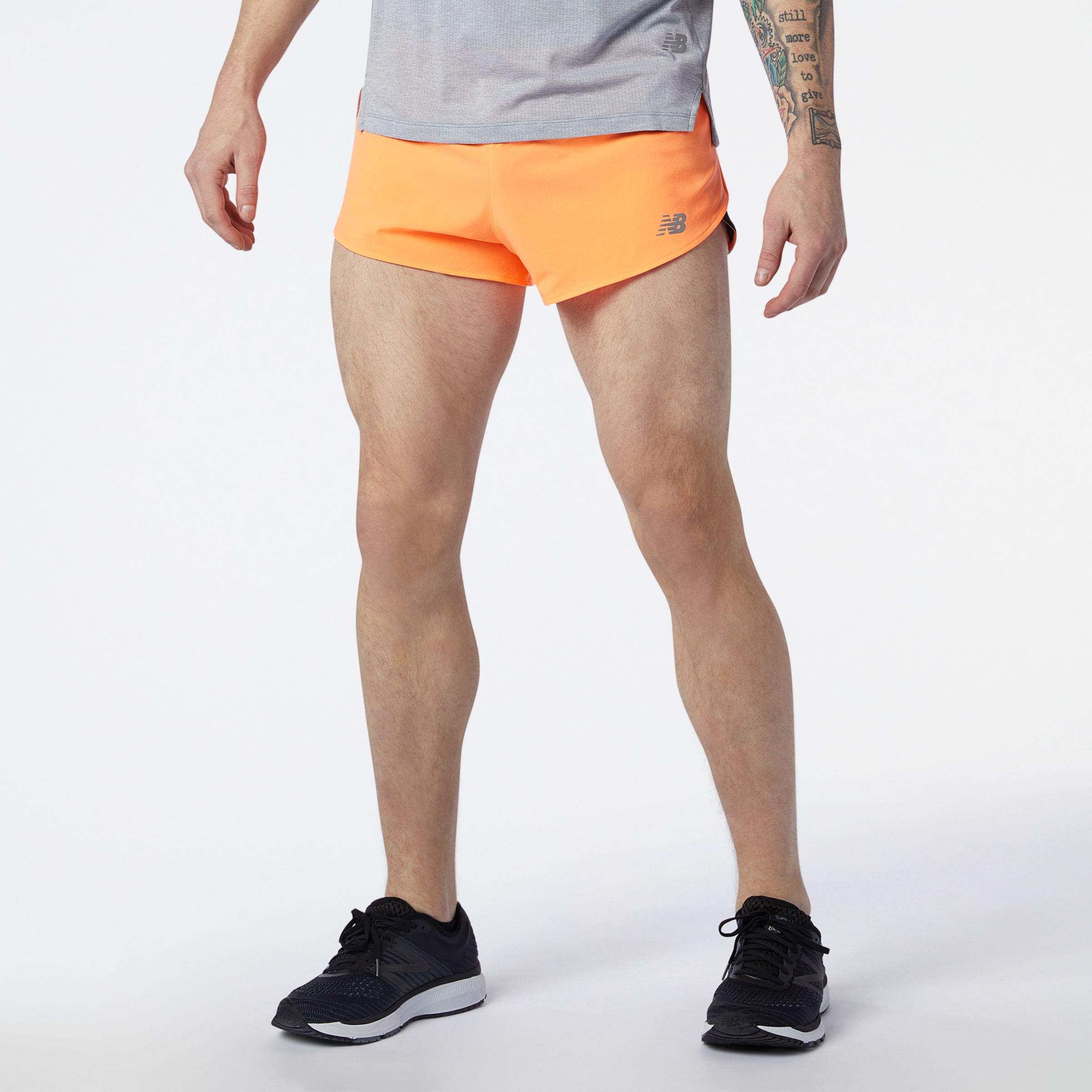 new balance split short