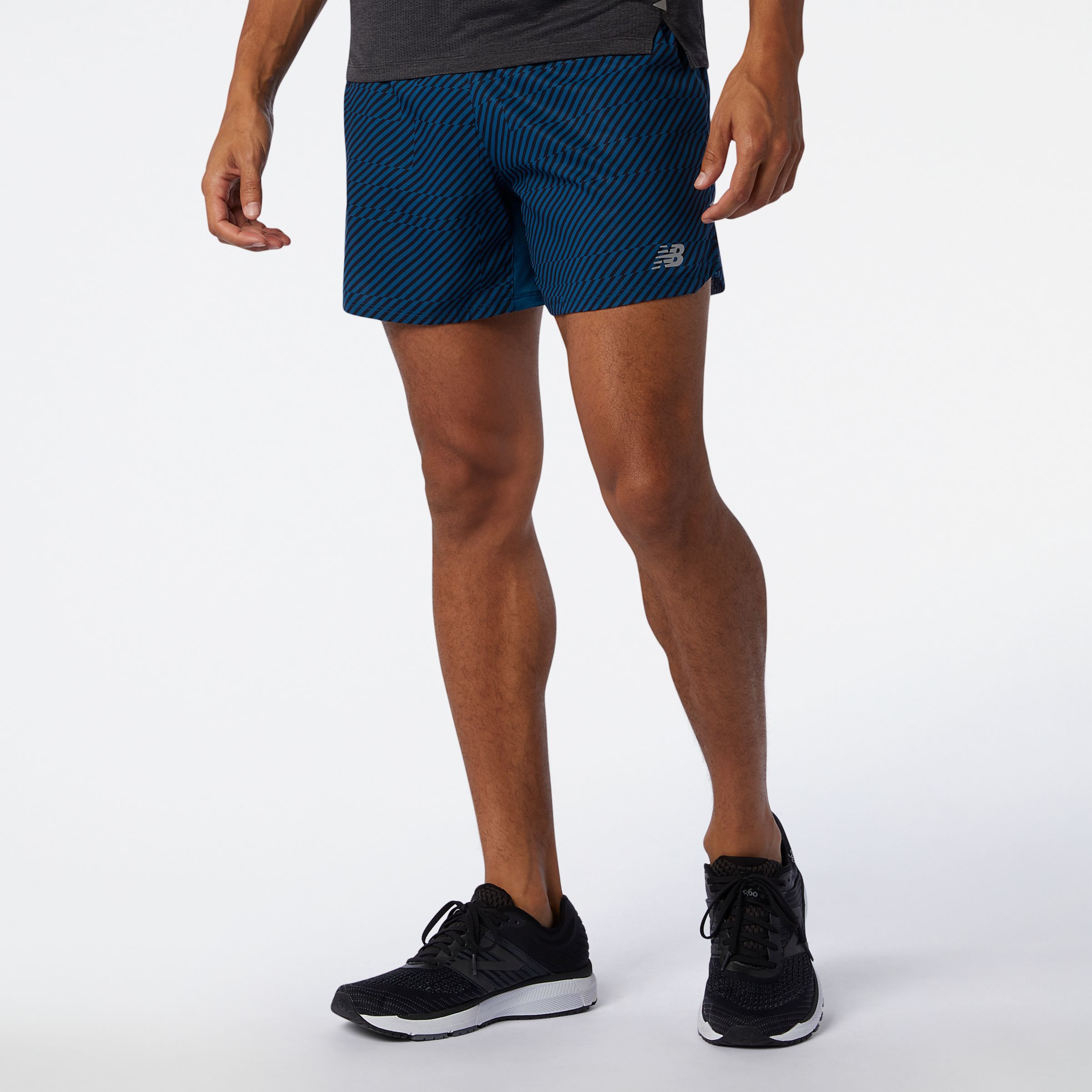 new balance men's athletics split short