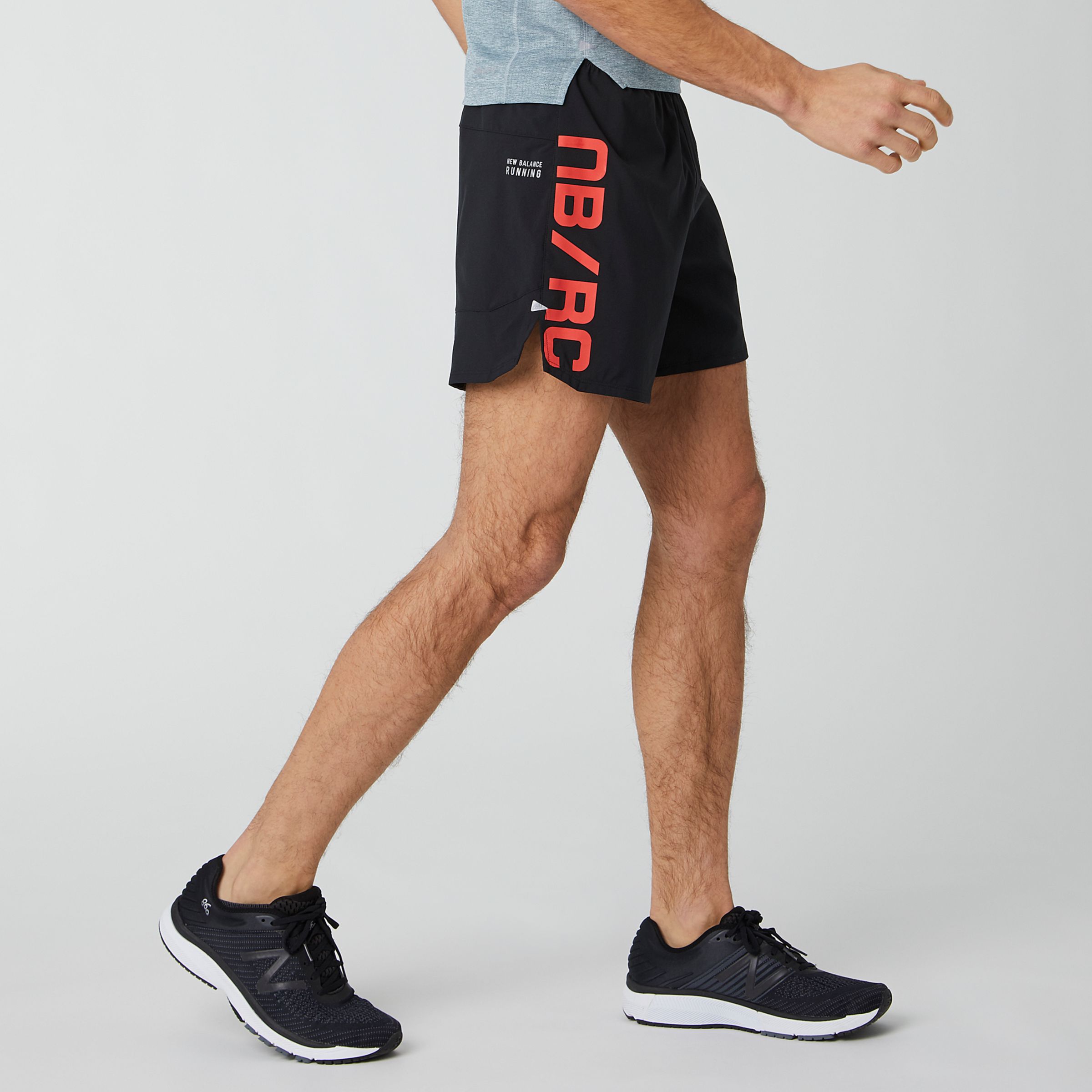 new balance impact 5 inch track running shorts