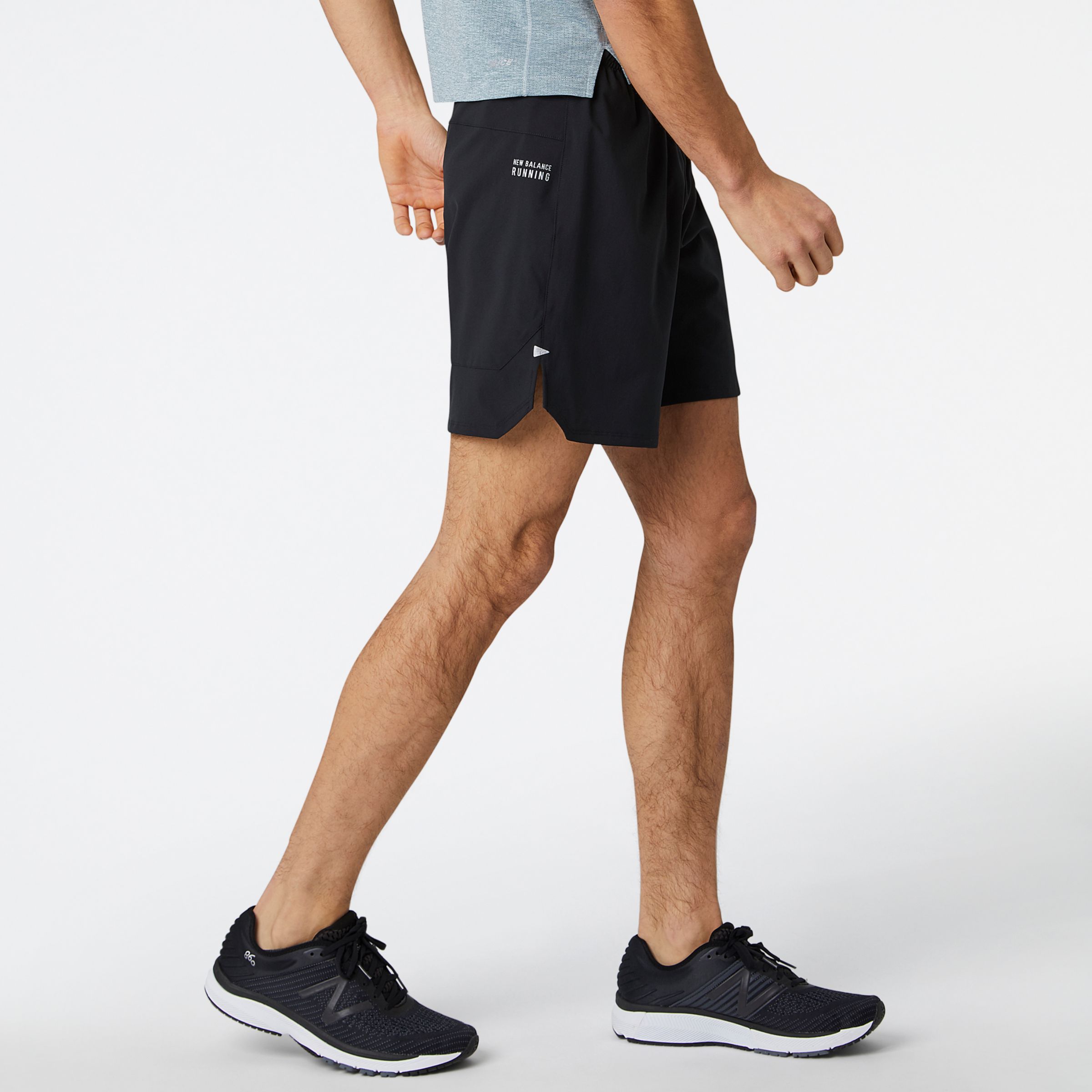 new balance core running shorts