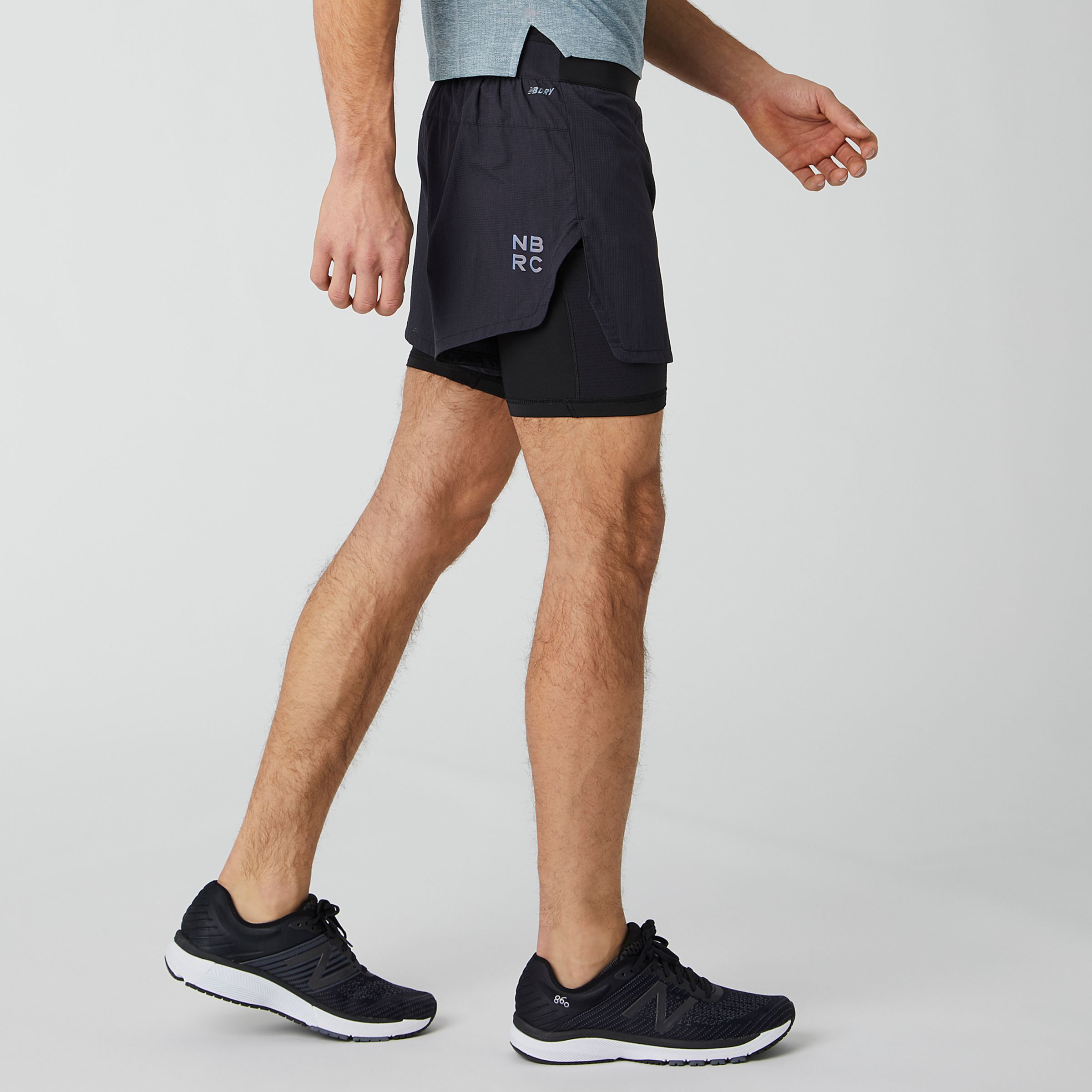 new balance 2 in 1 short