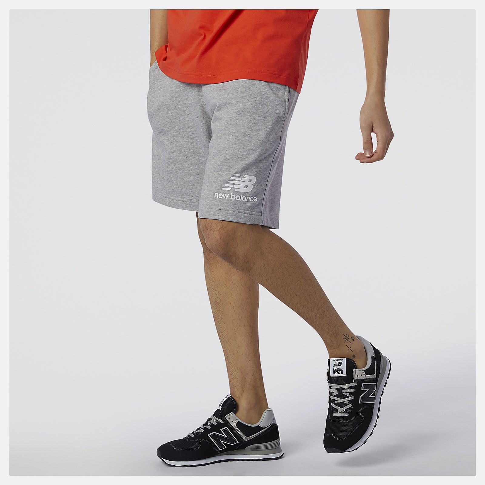 Men's NB Essentials Stacked Logo Short Apparel - New Balance