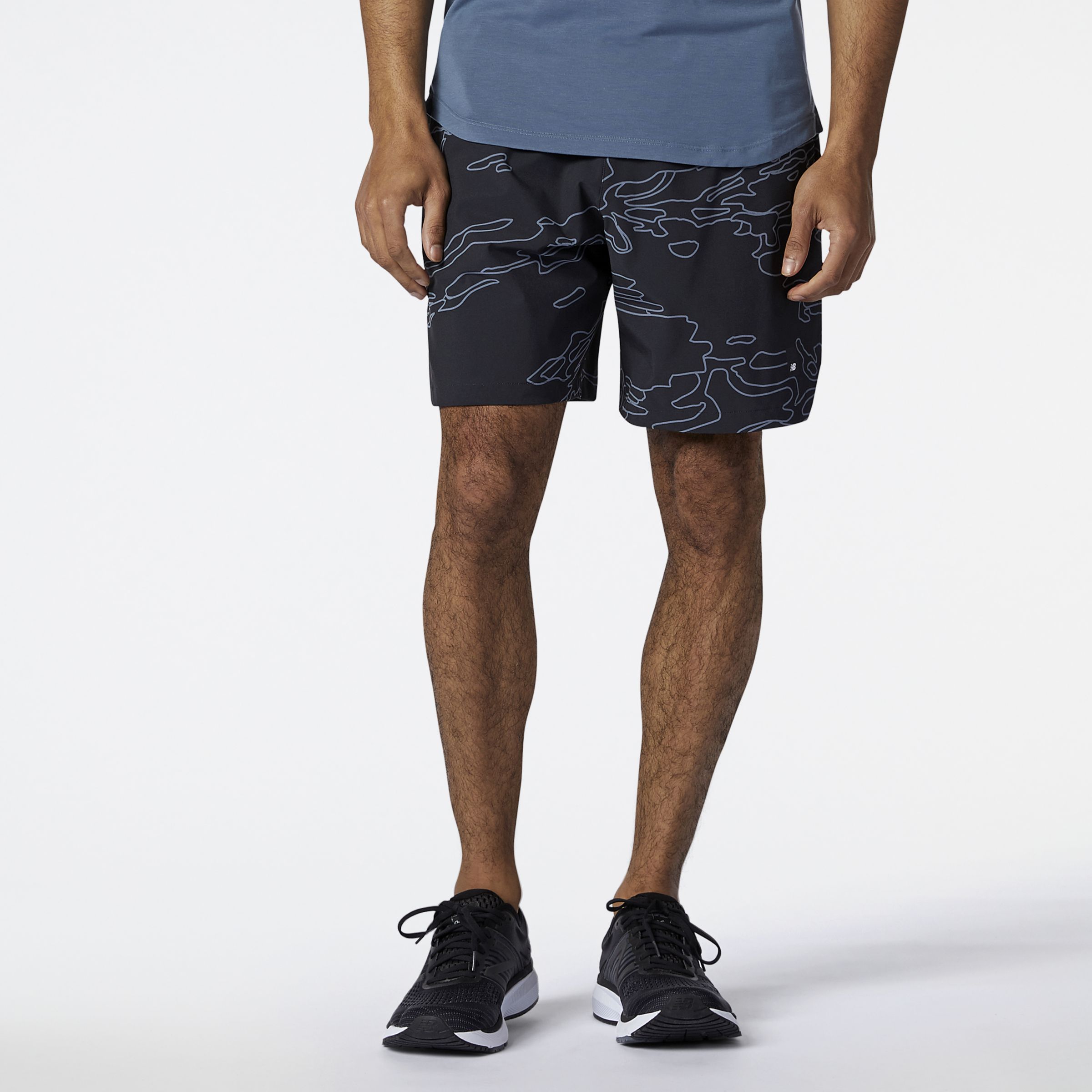 New Balance Men's Fortitech Graphic 7 inch Woven Short - (Size S)