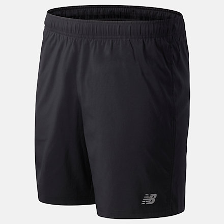 New Balance Core Run 7 inch Short, MS11201BK image number null