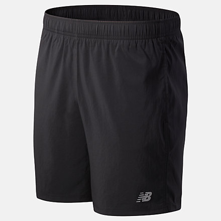 New Balance Core Run 2 in 1 7 inch Short, MS11202BK image number null