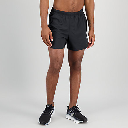 NB Q Speed Fuel 5 Inch Shorts, MS11281BK image number null