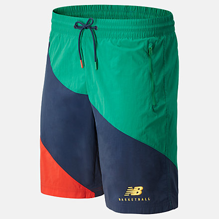 NB NB Basketball Woven Court Shorts, MS11593NGO image number null