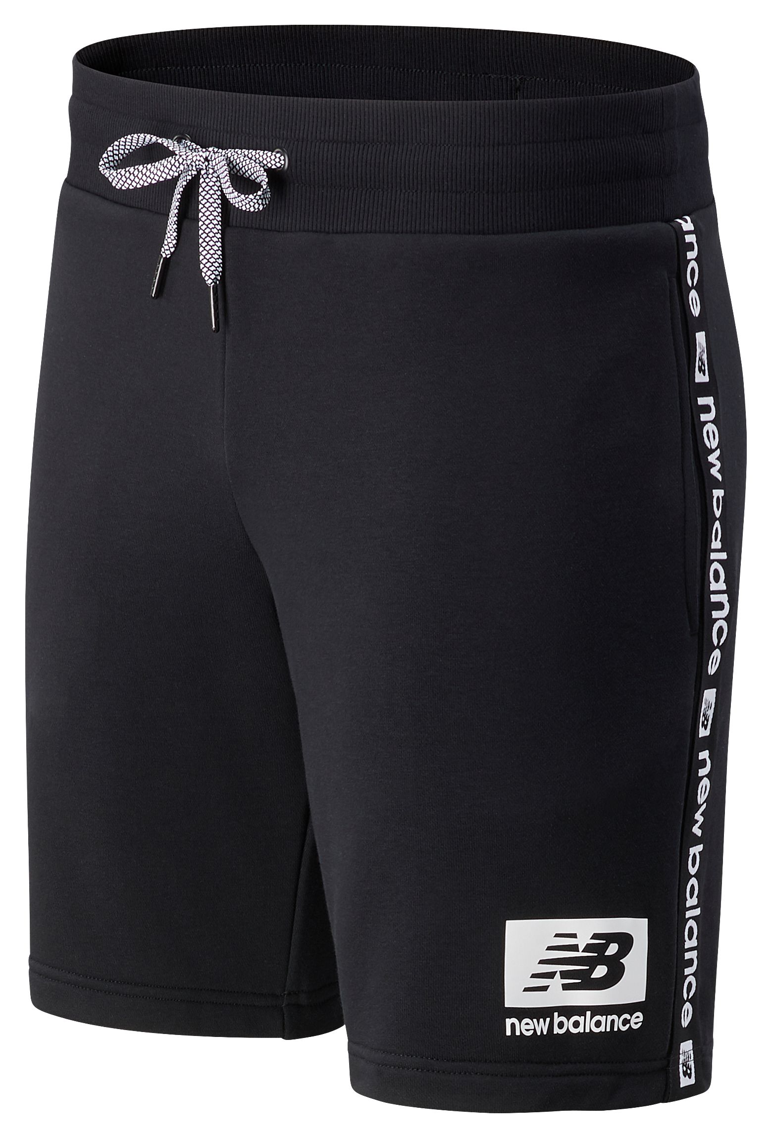 new balance fleece shorts mens