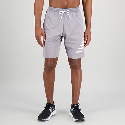 New Balance Heathertech Knit Short, MS21073GNM image number null