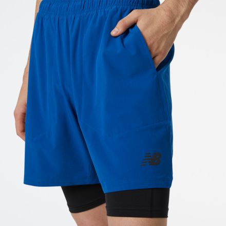 R.W.Tech 7 Inch 2-in-1 Short, BLUE GROOVE, MS21150BGV