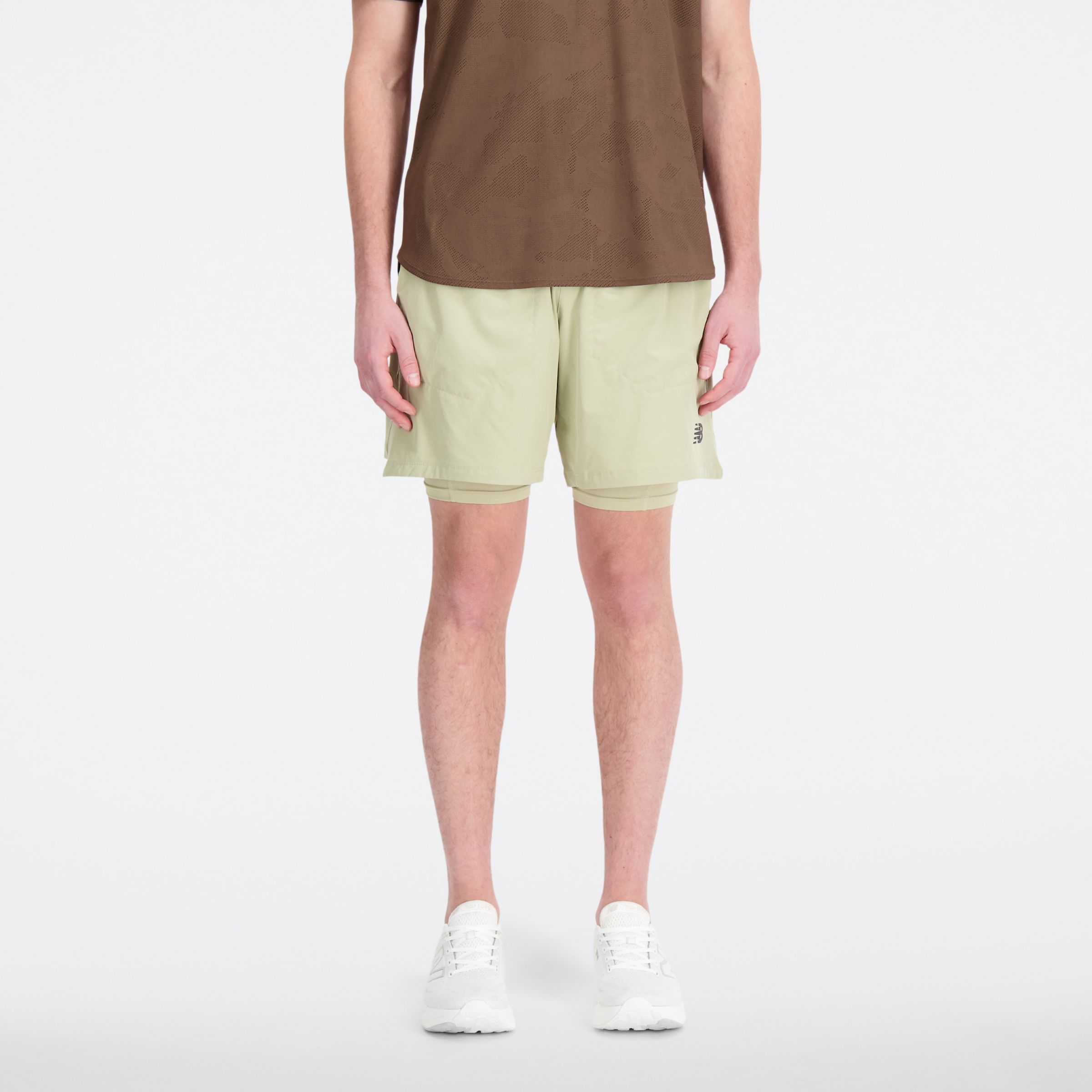 

New Balance Men's R.W.Tech 7 Inch 2-in-1 Short Green - Green