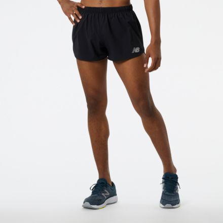 New balance split running on sale shorts