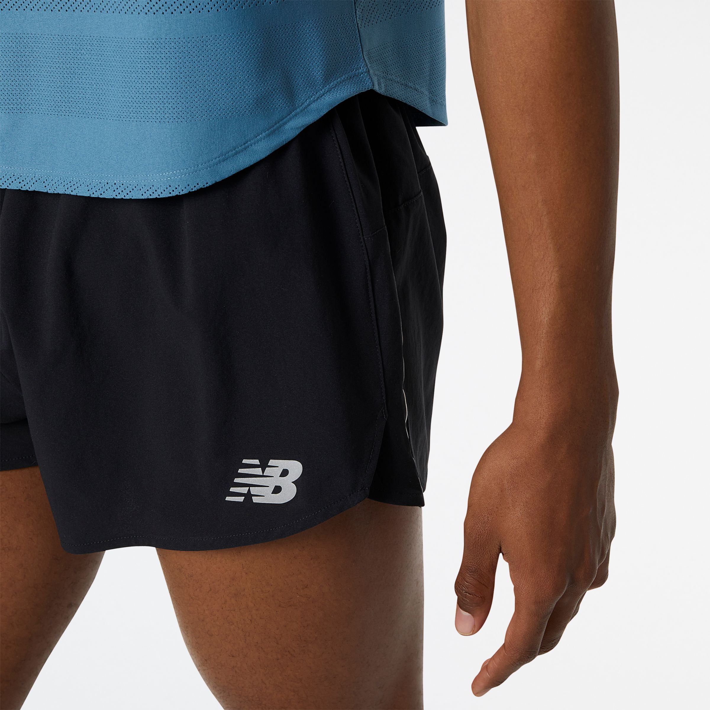 New Balance Split Running Shorts vlr.eng.br
