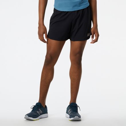 New Balance Men's Impact Run 5 Inch Short, Black, X-Large, Shorts