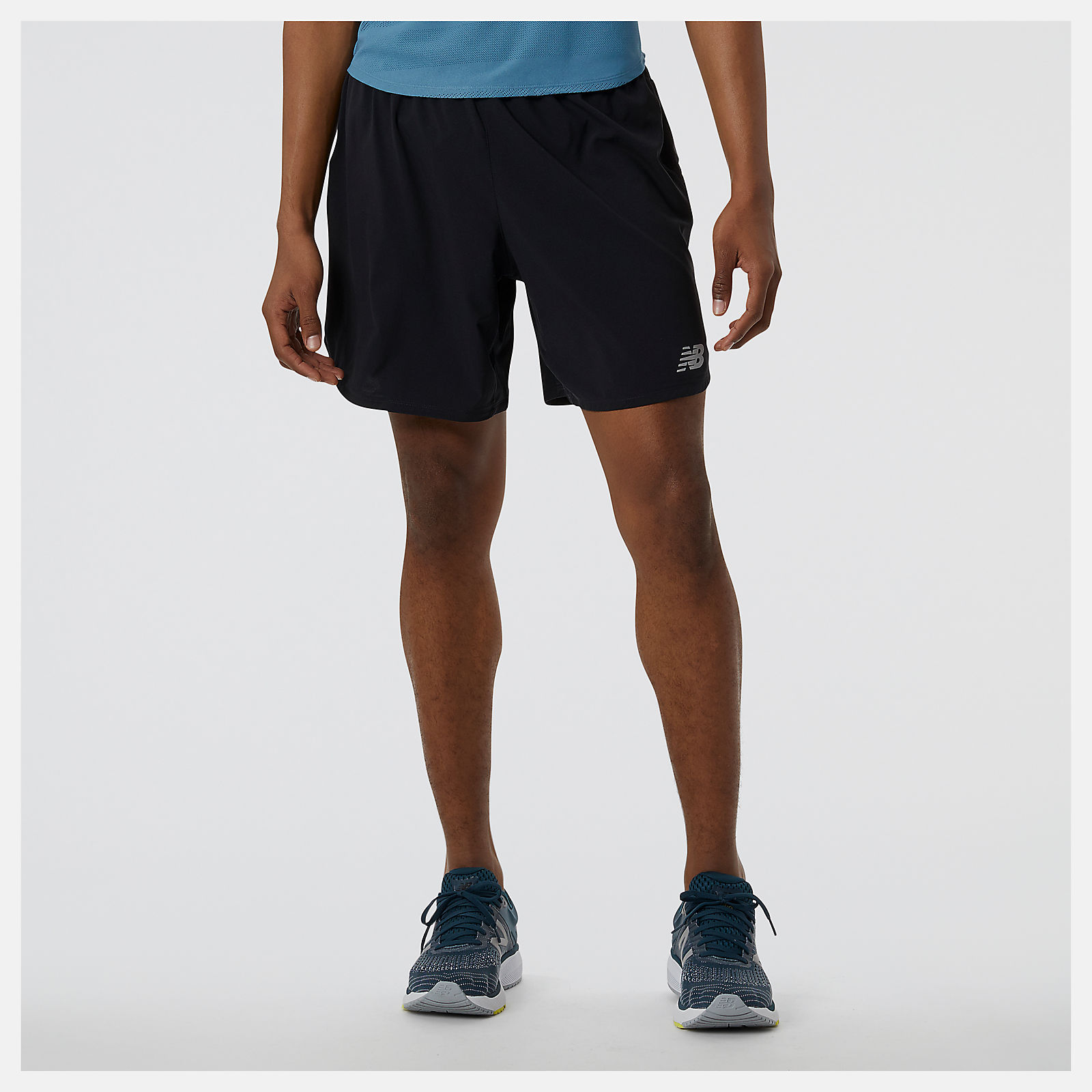 Neu Men's Double-layer Shorts Large Size Quick Dry Fitness Pocket Shorts Sports 
