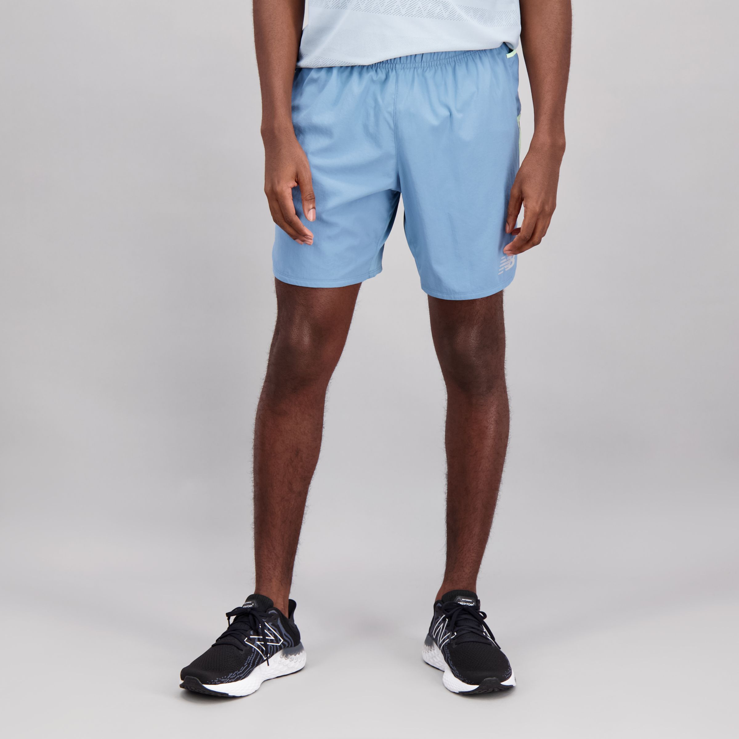 

New Balance Men's Impact Run 7 Inch Short Blue - Blue