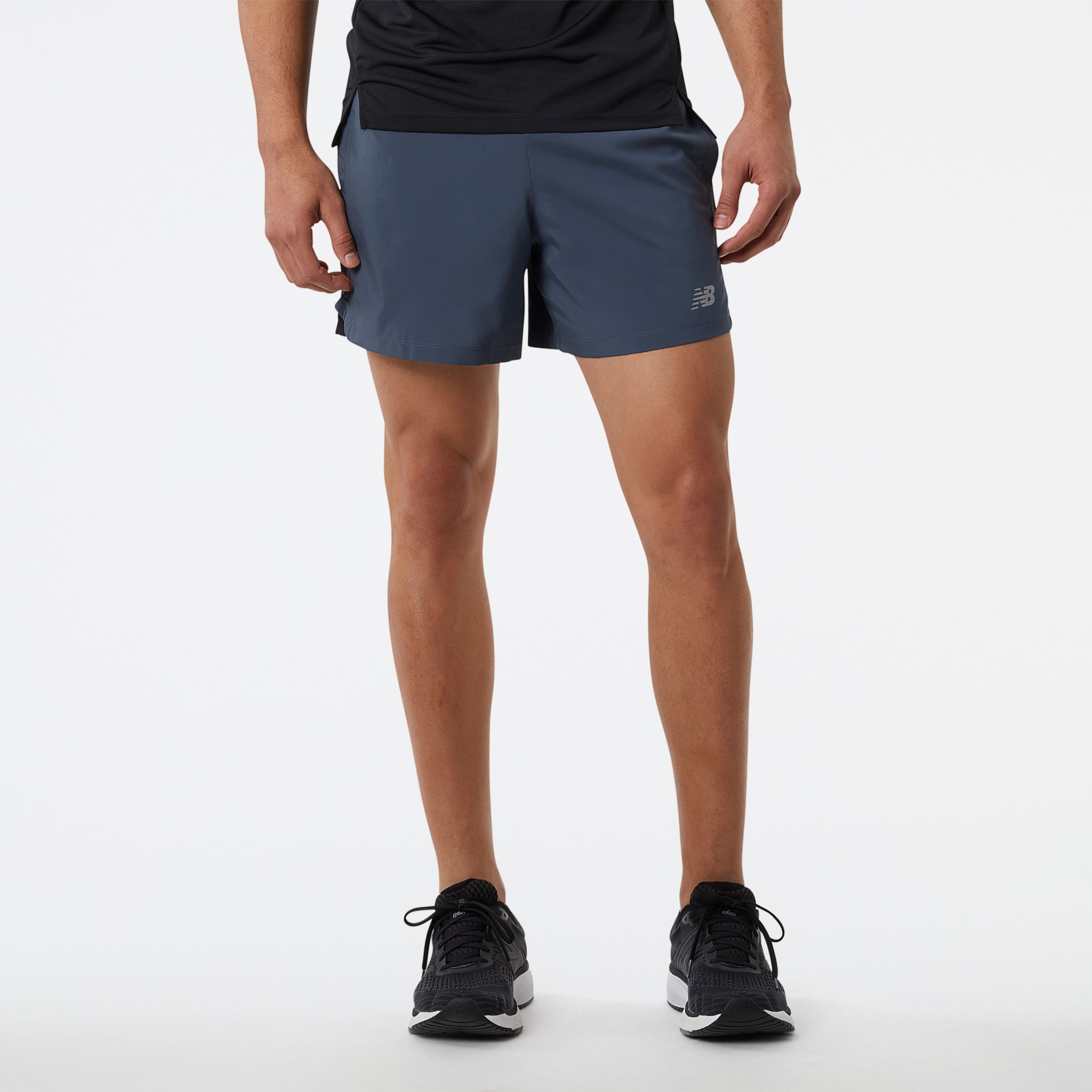 

New Balance Men's Accelerate 5 Inch Short Grey - Grey