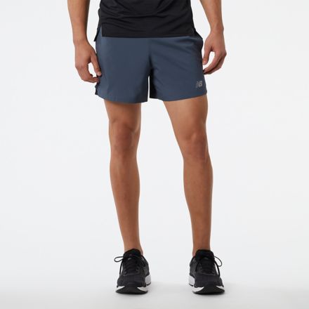 New Balance Men's Impact Run 5 Inch Short 22, Black, X-Large at   Men's Clothing store
