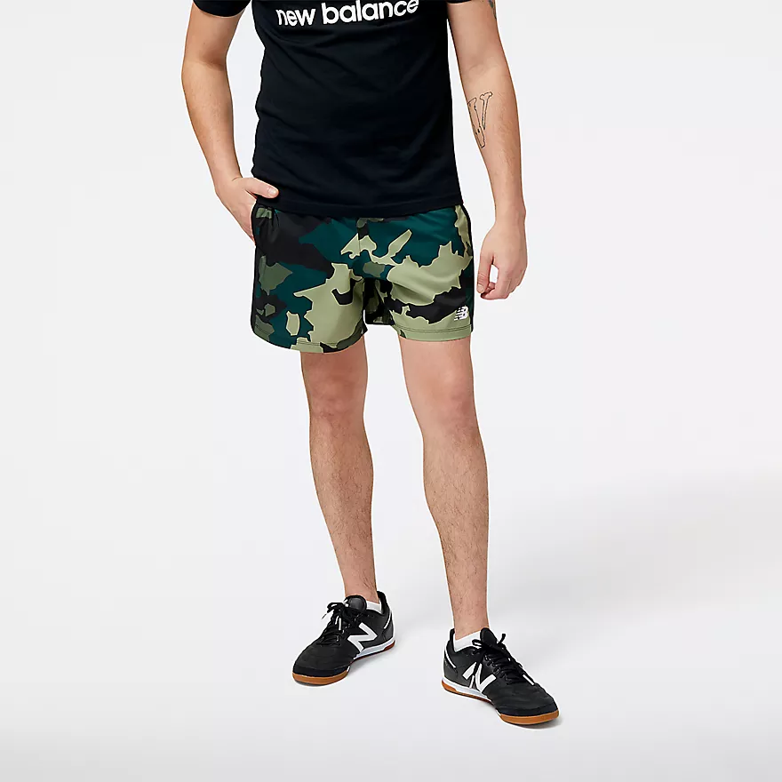 New Balance Men's Printed Accelerate 5 Inch Short Apparel