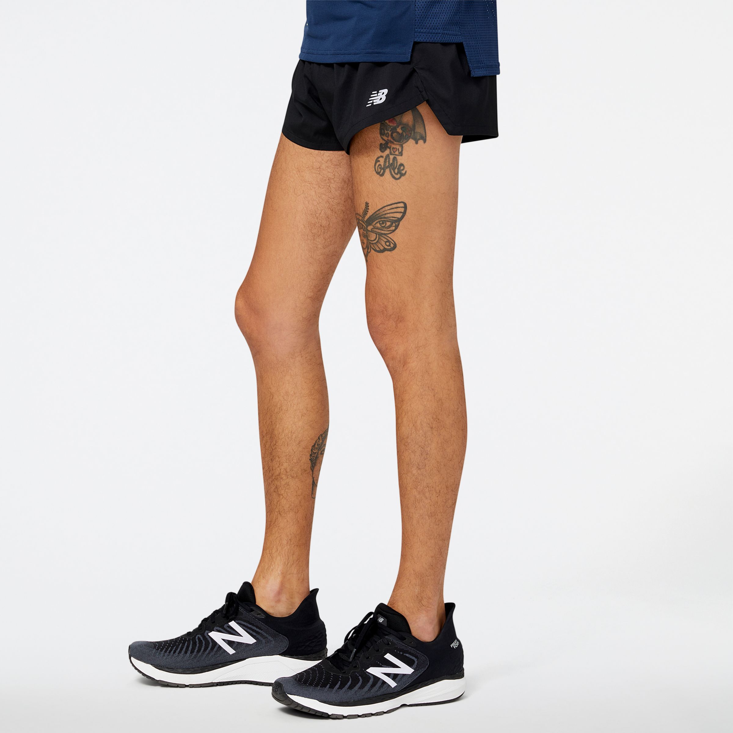 New balance store split running shorts