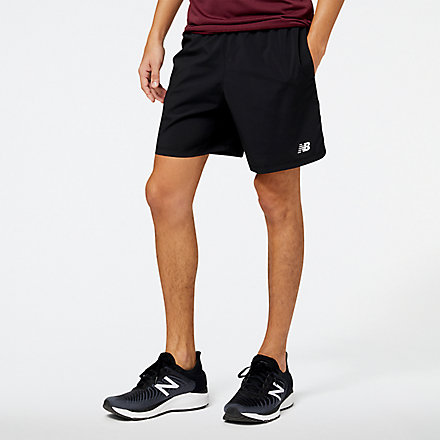 New Balance Accelerate Pacer 7 Inch 2 in 1 Short, MS23245BK image number null