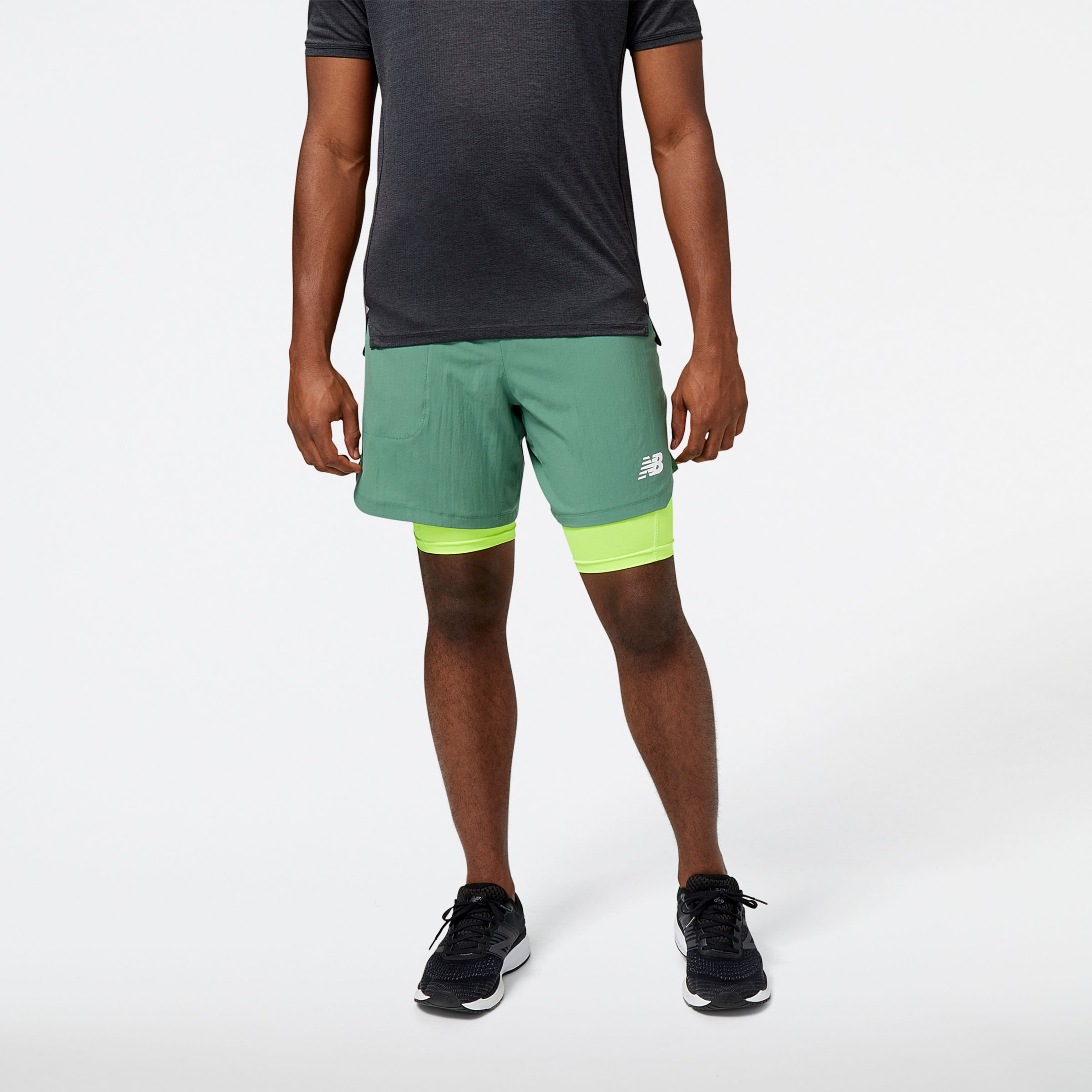 Men's new balance impact shop 7 2-in-1 run short