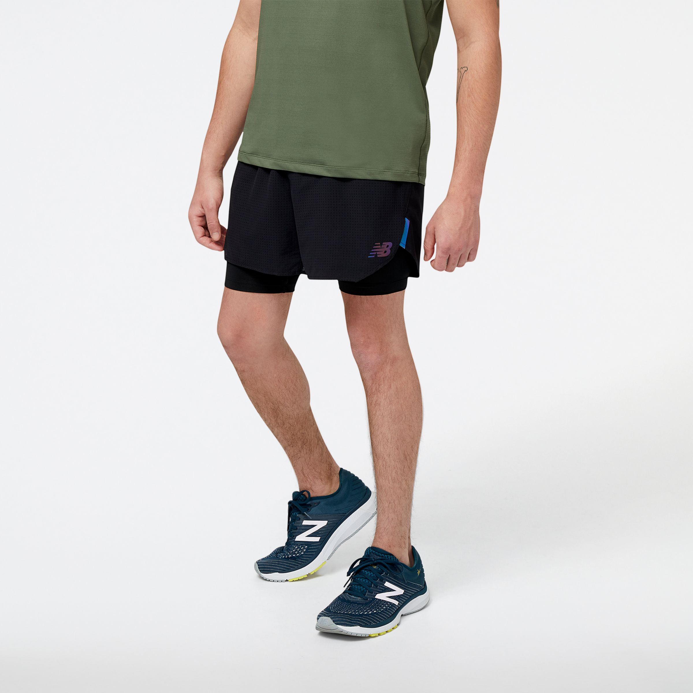 Short new 2025 balance hombre running