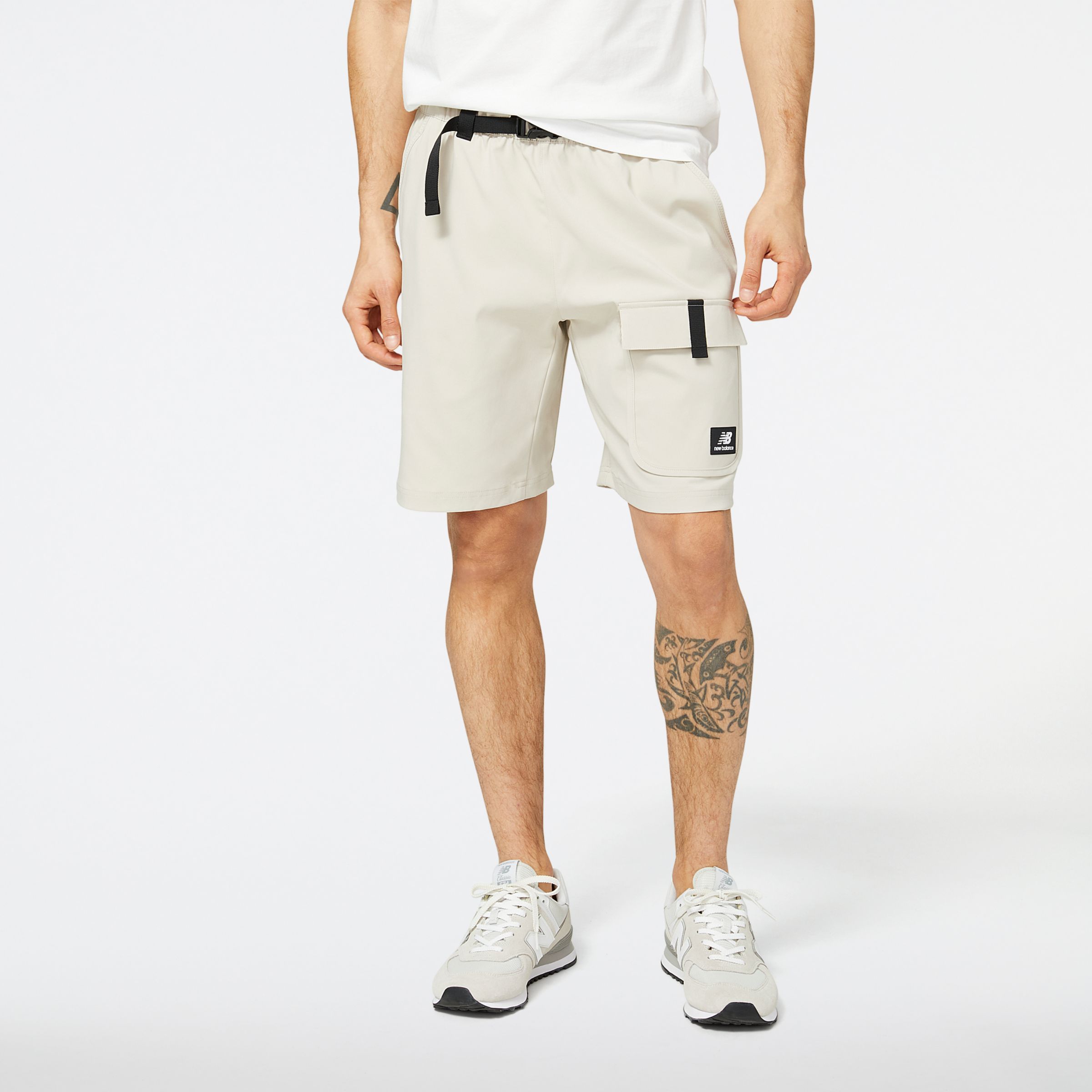 

New Balance Men's NB AT Short Grey - Grey