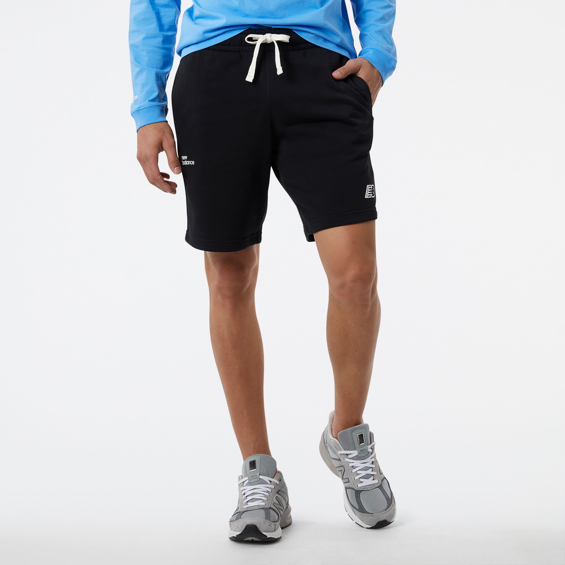 

New Balance Men's NB Essentials Fleece Short Black - Black