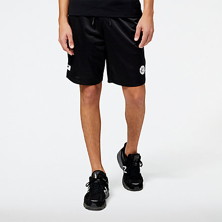 New Balance NB Hoops Essentials Fundamental Shorts, MS23583BK image number null