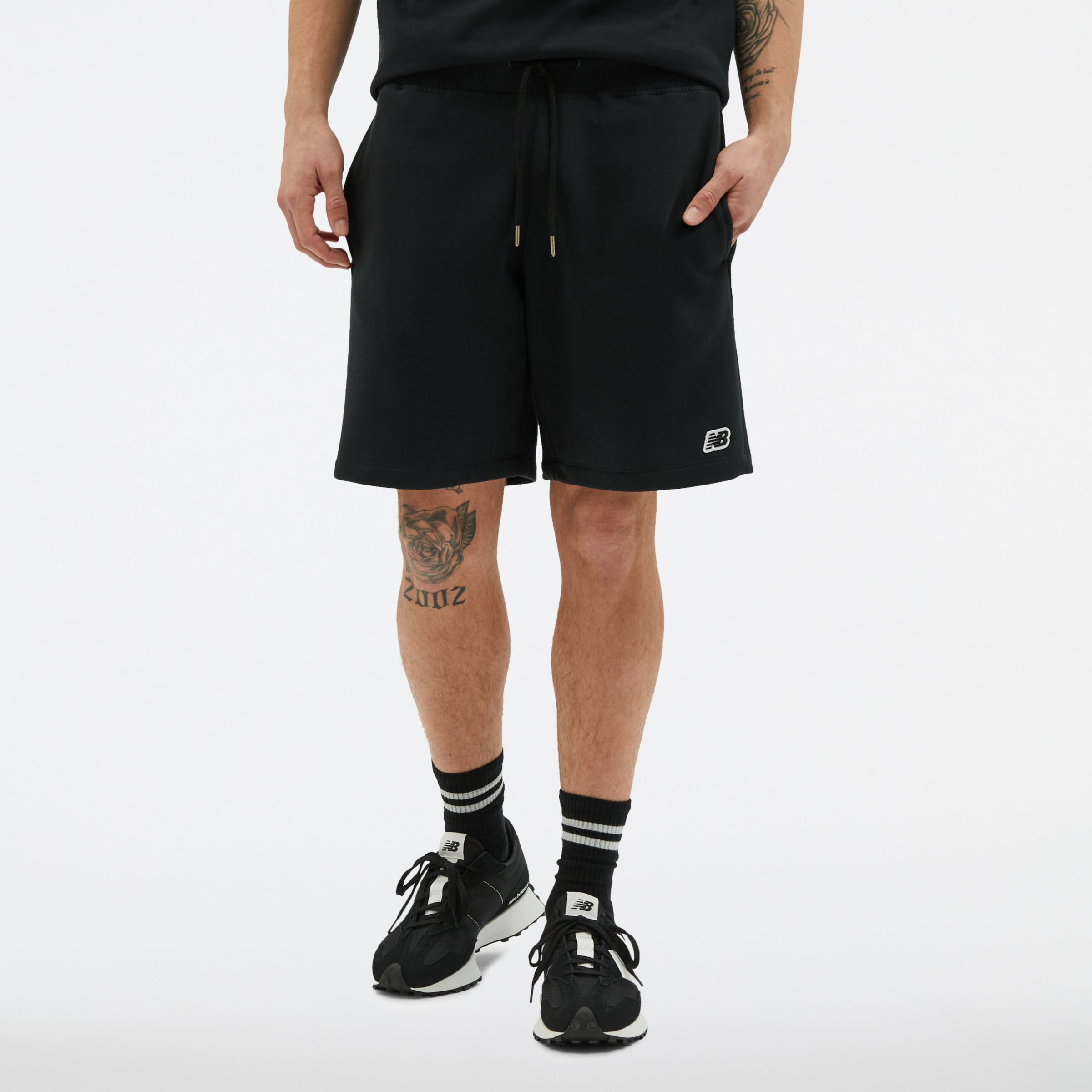 NEW BALANCE Logo-Print Shell Shorts for Men