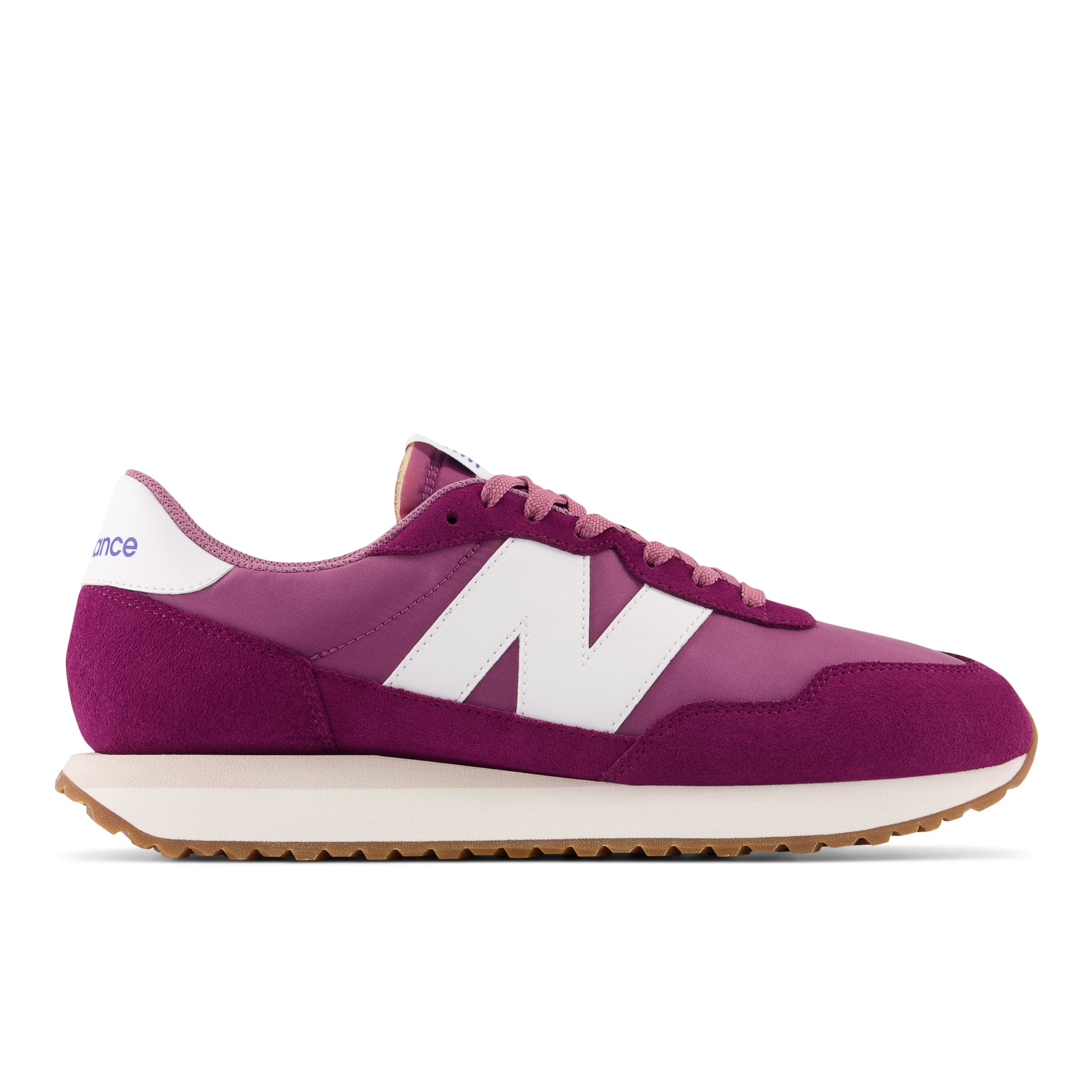 

New Balance Homme 237 en Rouge/Mauve, Suede/Mesh, Taille 45 Large