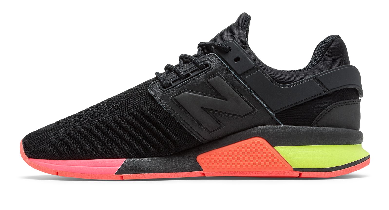 New balance 247 hot sale v2 black solar yellow