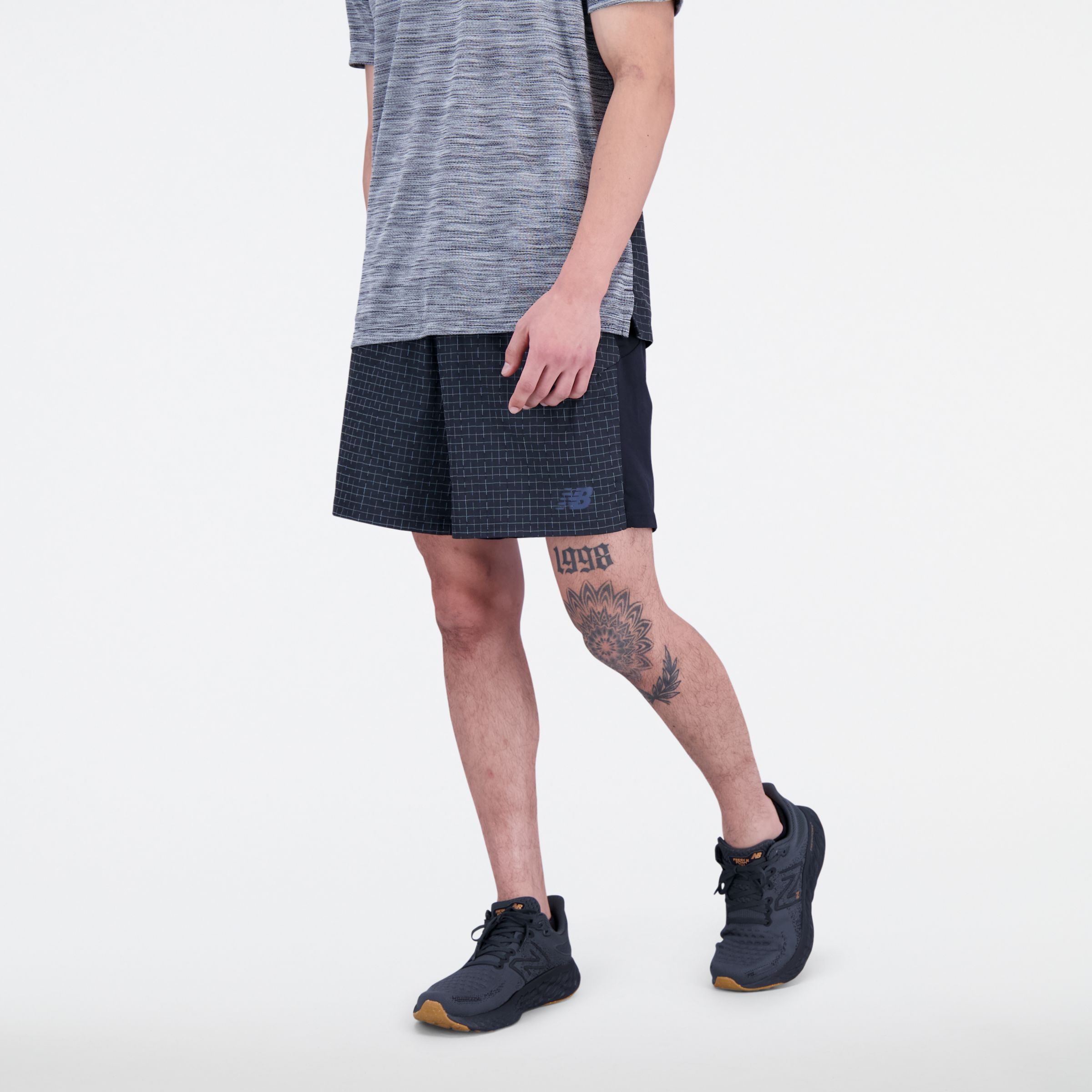 

New Balance Men's Impact Run Luminous 6 Inch Short Black - Black