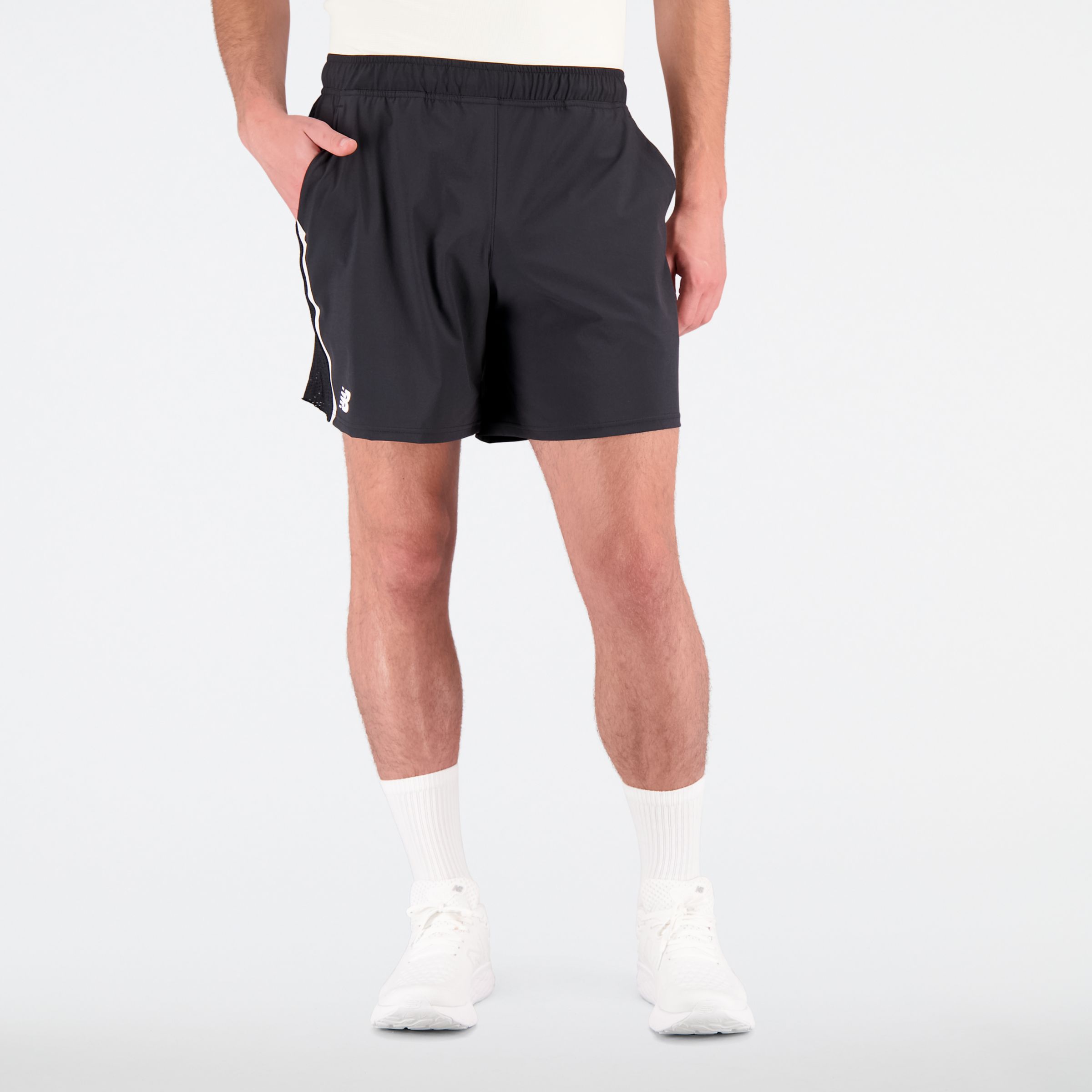 

New Balance Men's Tournament 7 inch Short Black - Black