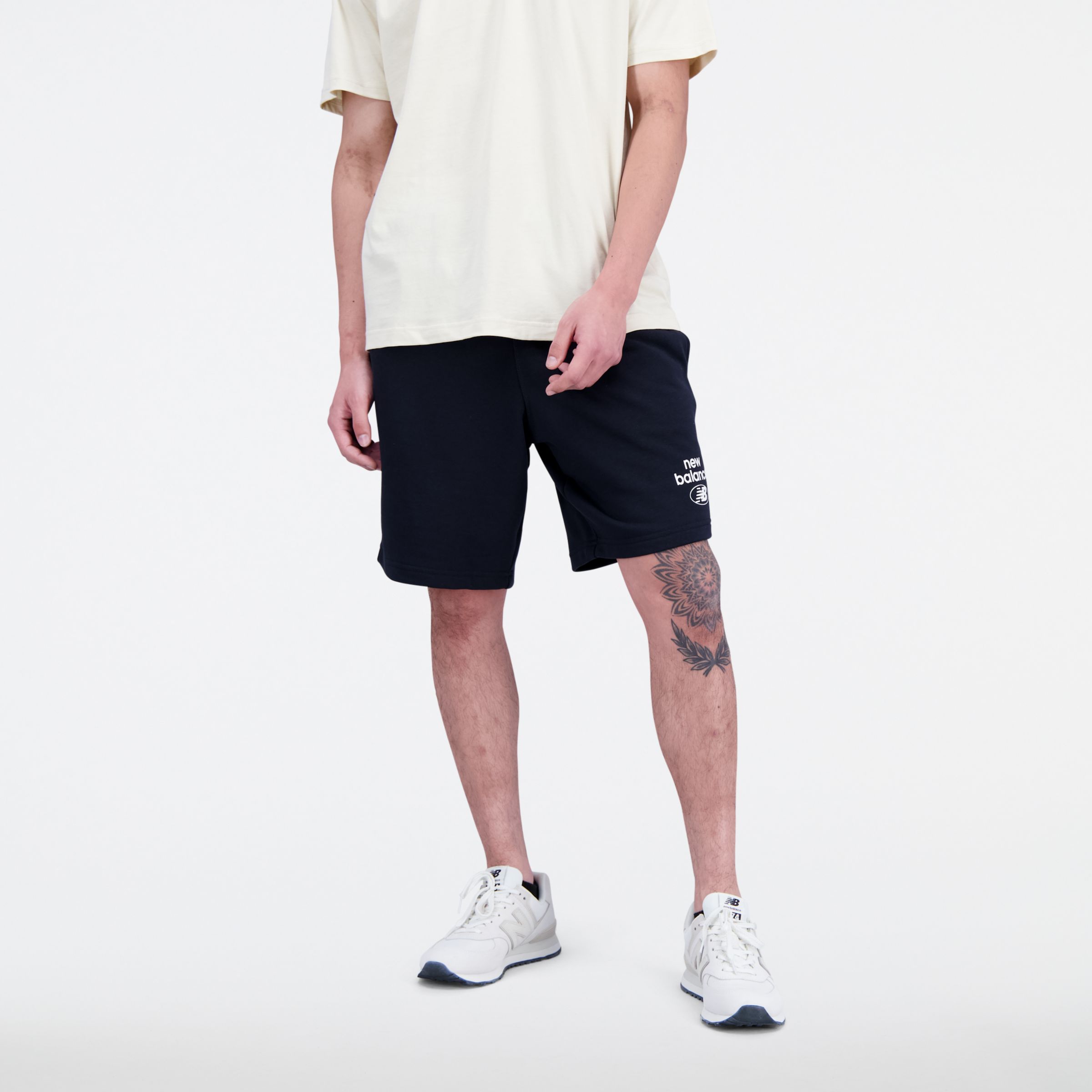 

New Balance Men's Essentials Reimagined French Terry Short Black - Black