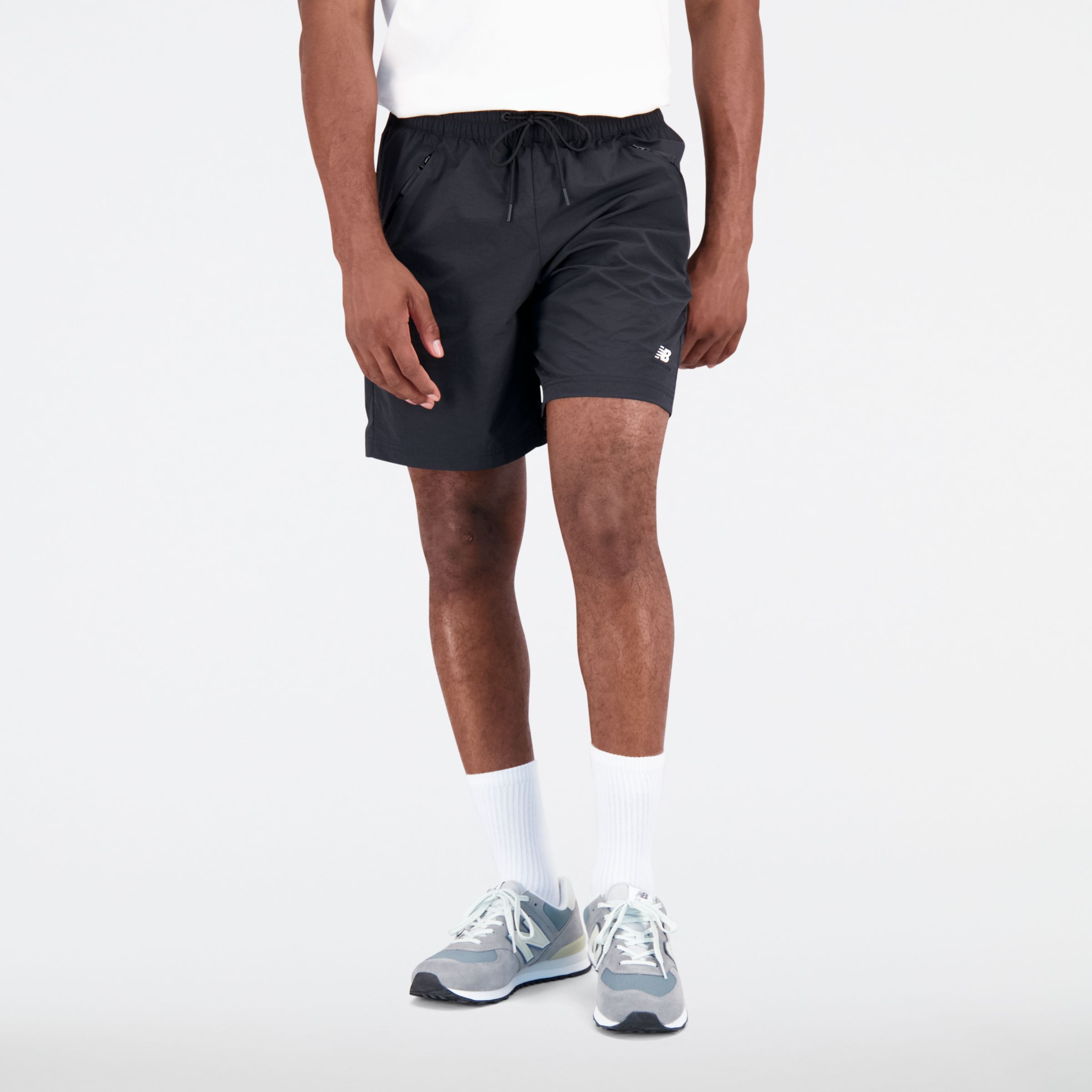 

New Balance Men's Sport Essentials Premium Woven Short Black - Black