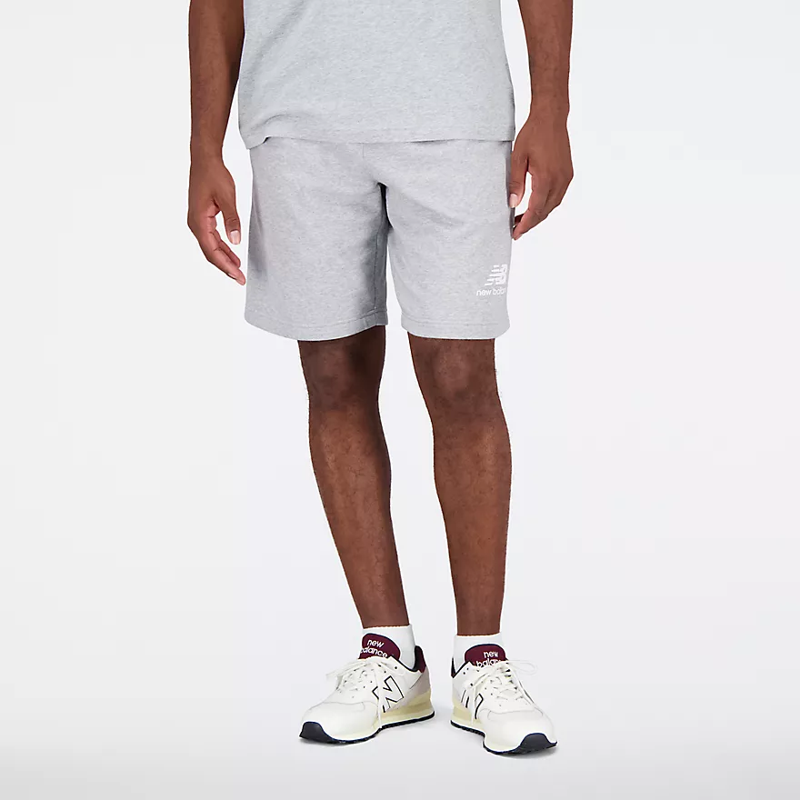 New Balance Men's Essentials Stacked Logo French Terry Short Apparel