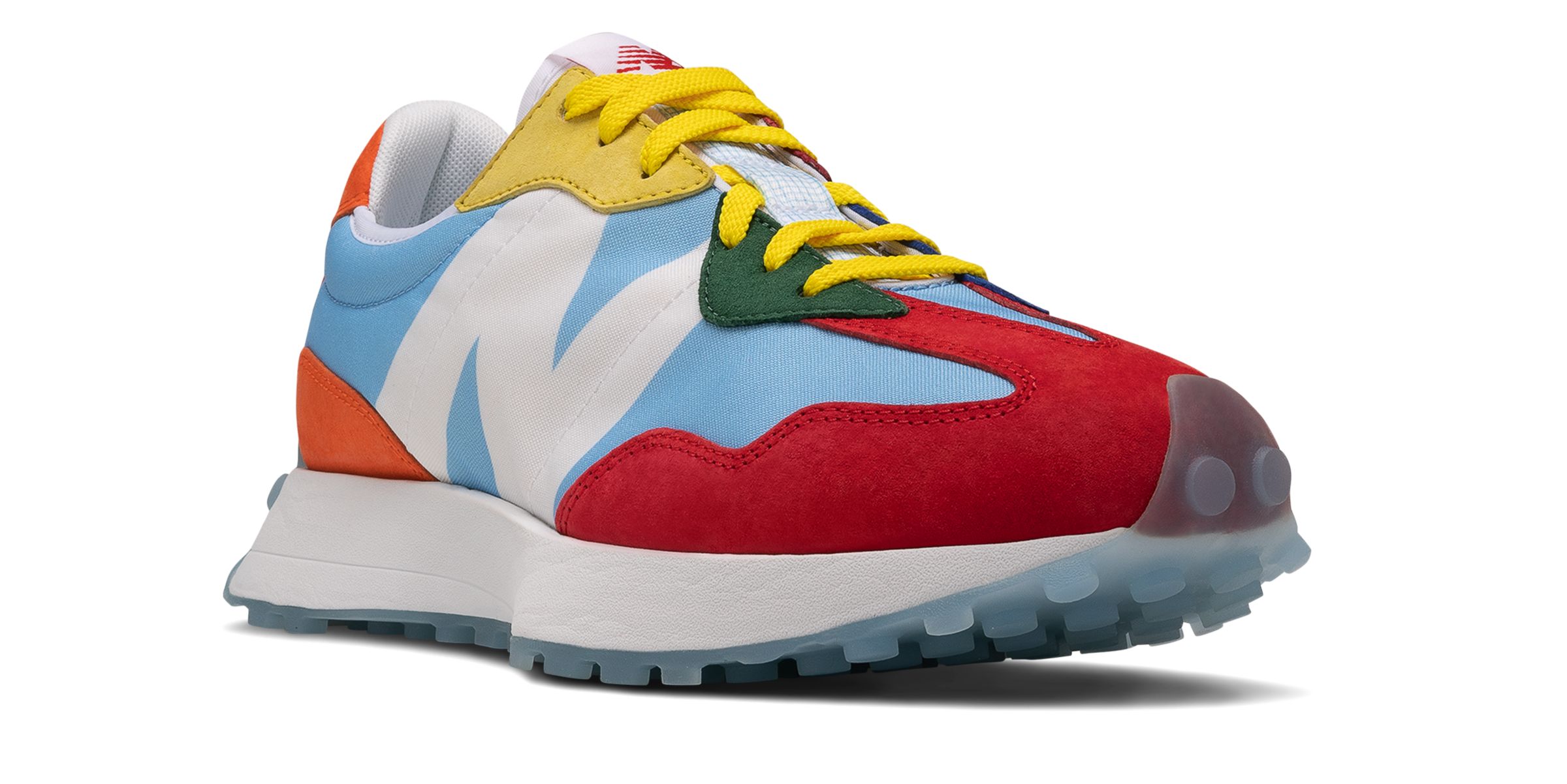 new balance 327 mens yellow